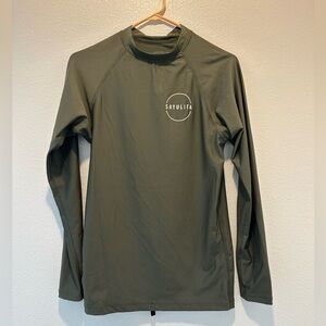 Sininen - Sayulita Surf Shop Men's Long Sleeve Rash Guard - Large